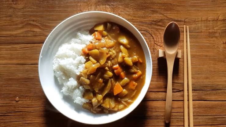 Vegan Curry on rice