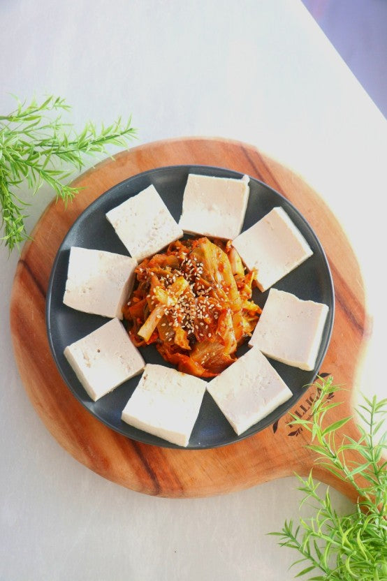 Dubu-Kimchi | Tofu with stir fried Kimchi